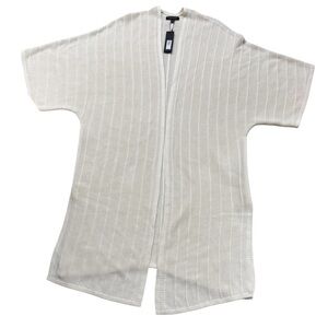 Banana Republic Knit Duster Cardigan Sweater Open Front Drop Shoulder Long M/L